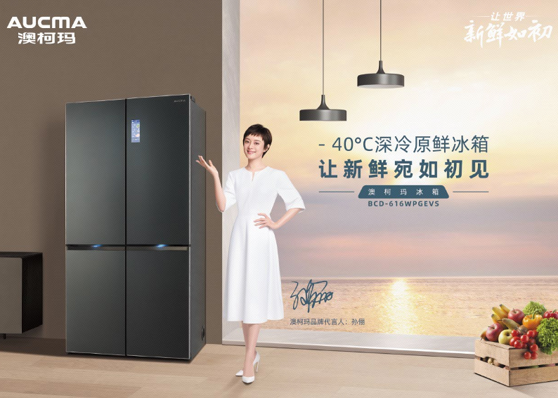 智慧儲鮮，澳柯瑪十字對開(kāi)冰箱新品熱銷(xiāo)