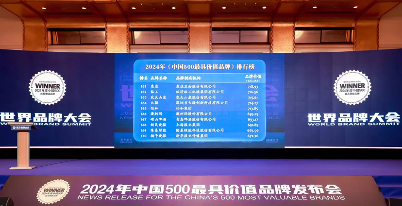 用“智造”賦能品牌，溫度科技專(zhuān)家澳柯瑪獲中國品牌500強