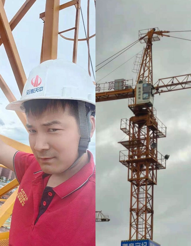 澳柯瑪售后小伙挑戰攀爬“烤”驗